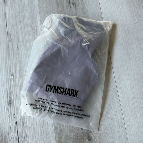 Gymshark Crossover Sports Bra light support Size S in Slate Lavender NWT in pack - Picture 7 of 9